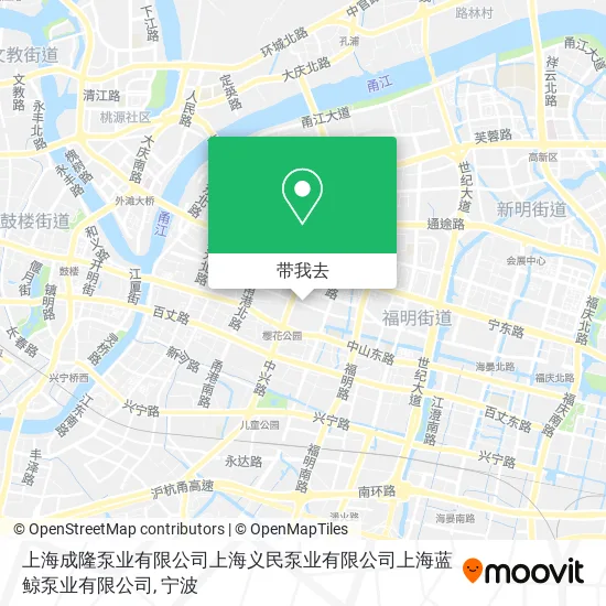 上海成隆泵业有限公司上海义民泵业有限公司上海蓝鲸泵业有限公司地图