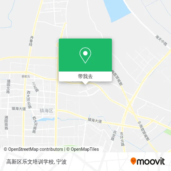 高新区乐文培训学校地图