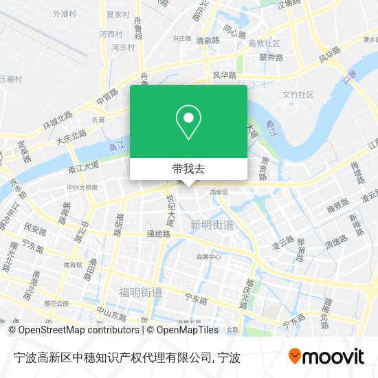 宁波高新区中穗知识产权代理有限公司地图