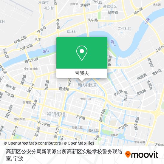 高新区公安分局新明派出所高新区实验学校警务联络室地图