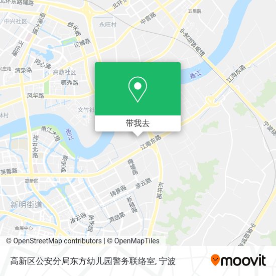 高新区公安分局东方幼儿园警务联络室地图