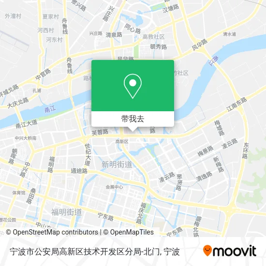 宁波市公安局高新区技术开发区分局-北门地图