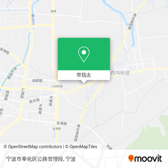 宁波市奉化区公路管理段地图