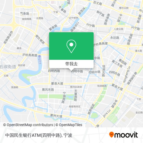 中国民生银行ATM(四明中路)地图