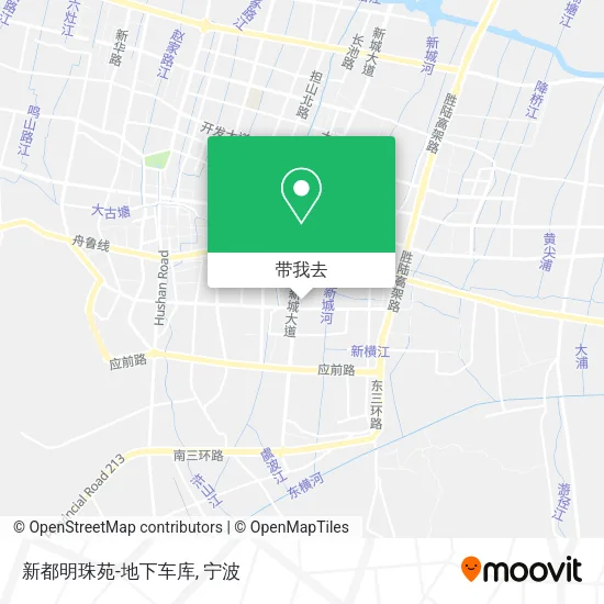 新都明珠苑-地下车库地图