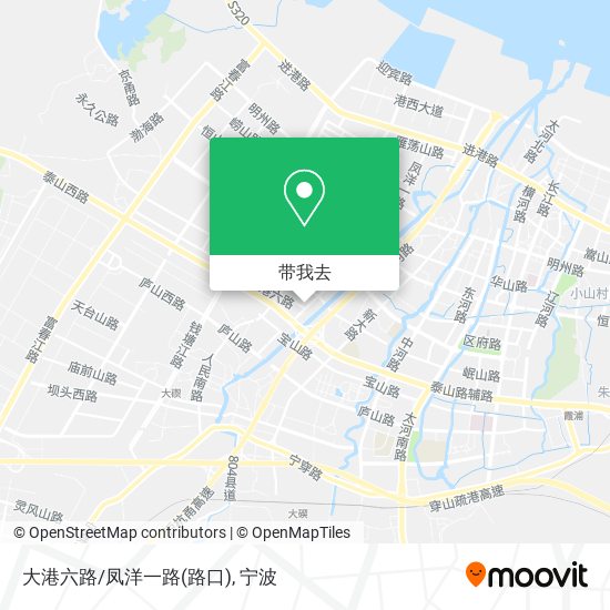 大港六路/凤洋一路(路口)地图
