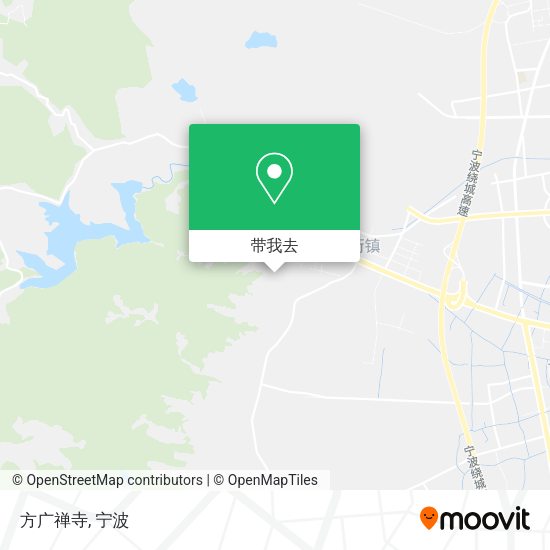 方广禅寺地图