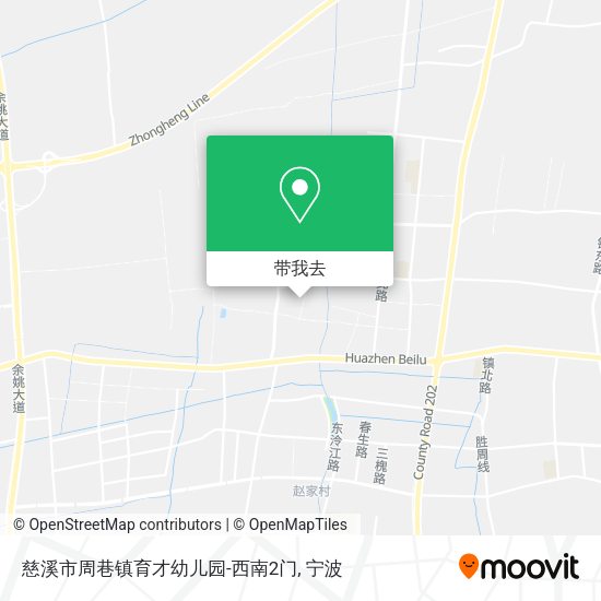 慈溪市周巷镇育才幼儿园-西南2门地图