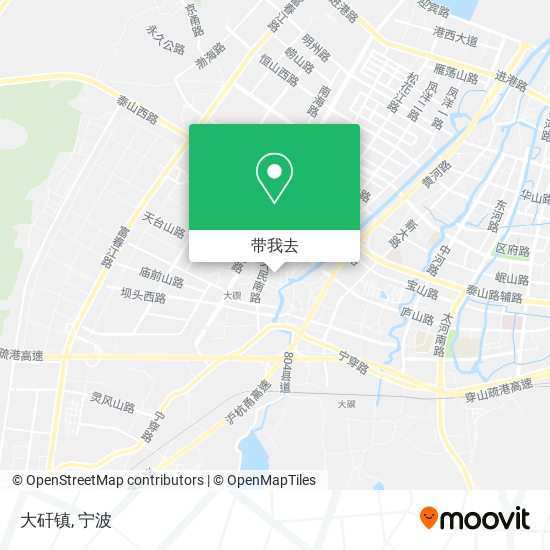 大矸镇地图