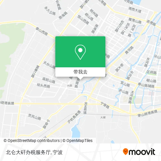 北仑大矸办税服务厅地图