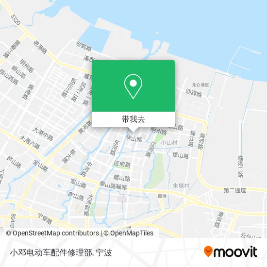 小邓电动车配件修理部地图