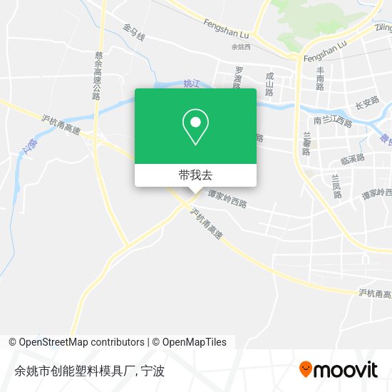 余姚市创能塑料模具厂地图