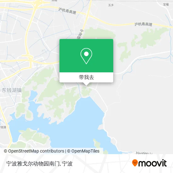 宁波雅戈尔动物园南门地图