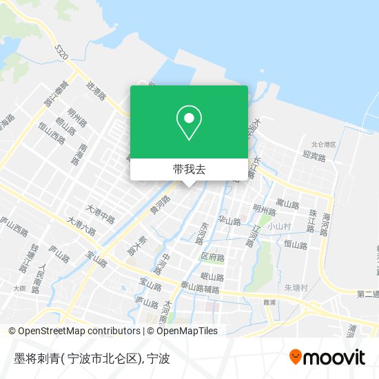 墨将刺青( 宁波市北仑区)地图