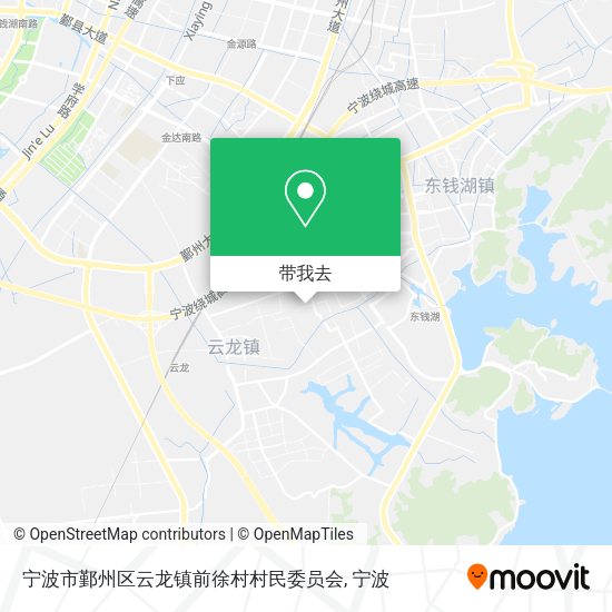 宁波市鄞州区云龙镇前徐村村民委员会地图