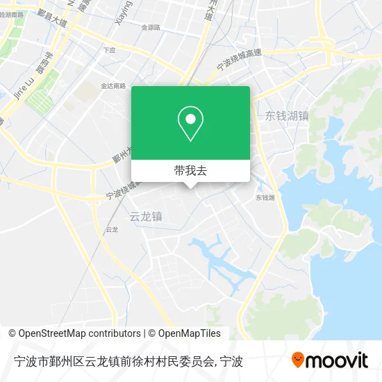 宁波市鄞州区云龙镇前徐村村民委员会地图