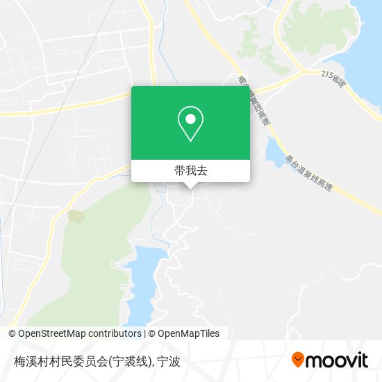 梅溪村村民委员会(宁裘线)地图