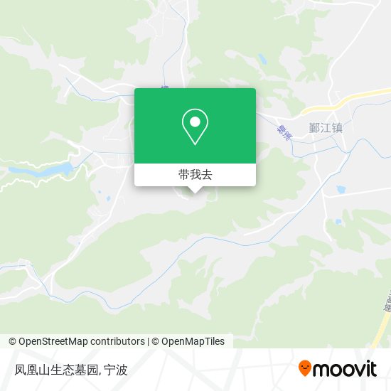 凤凰山生态墓园地图
