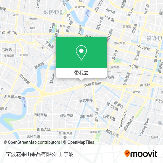 宁波花果山果品有限公司地图