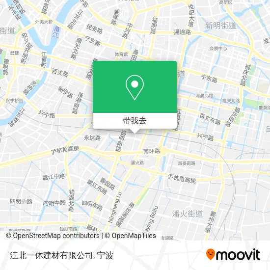 江北一体建材有限公司地图