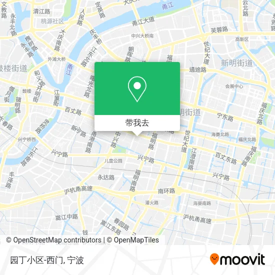 园丁小区-西门地图
