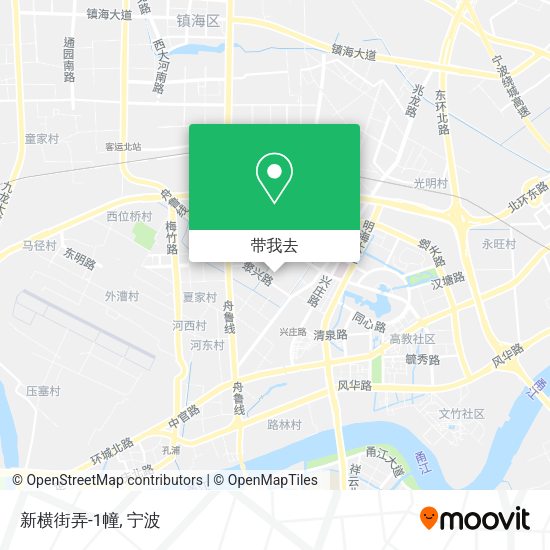 新横街弄-1幢地图