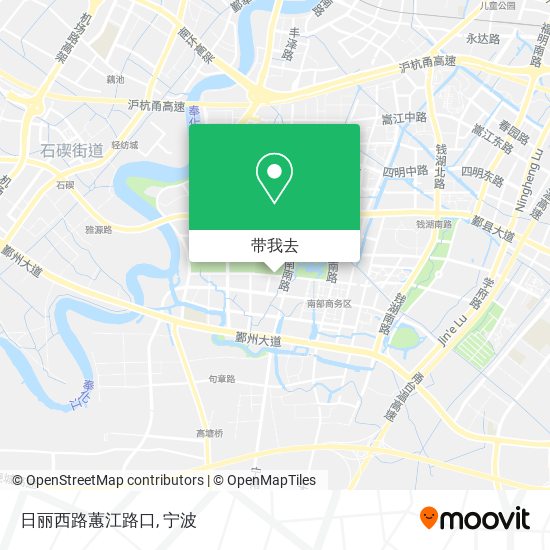 日丽西路蕙江路口地图
