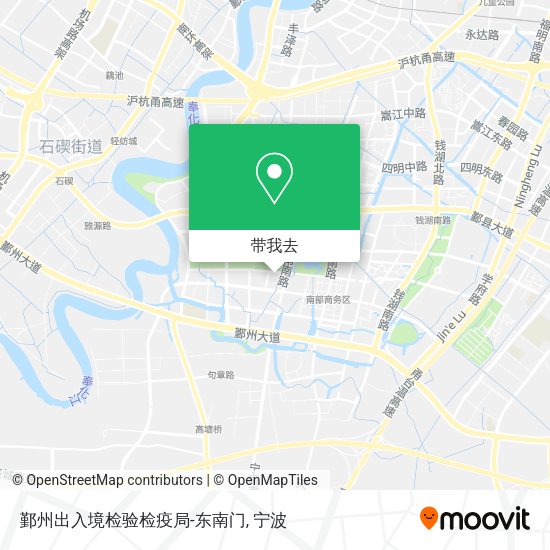 鄞州出入境检验检疫局-东南门地图