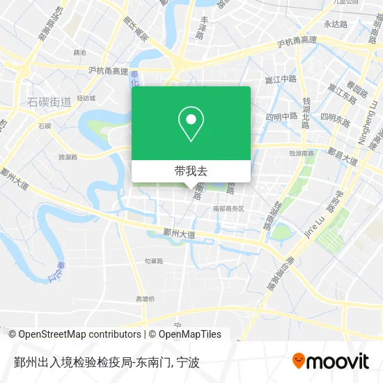 鄞州出入境检验检疫局-东南门地图