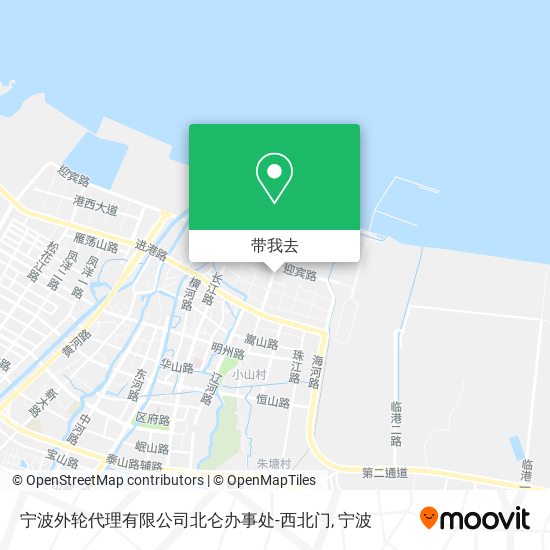 宁波外轮代理有限公司北仑办事处-西北门地图