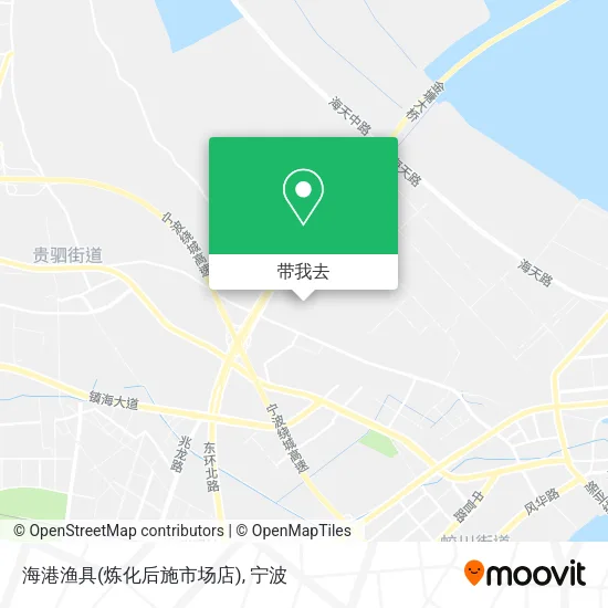 海港渔具(炼化后施市场店)地图