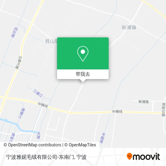 宁波雅妮毛绒有限公司-东南门地图