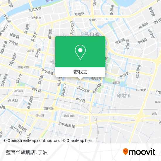 蓝宝丝旗舰店地图