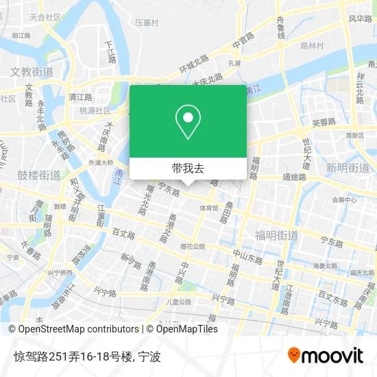 惊驾路251弄16-18号楼地图