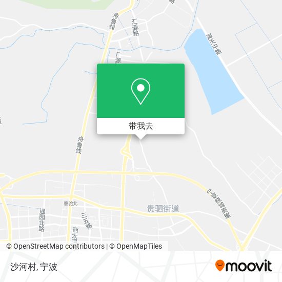 沙河村地图