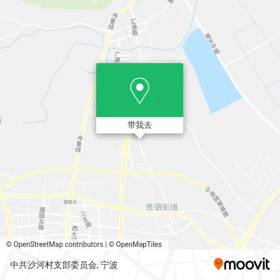 中共沙河村支部委员会地图