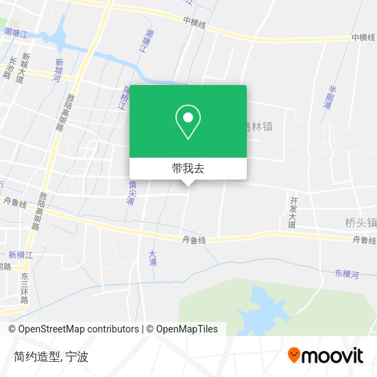 简约造型地图