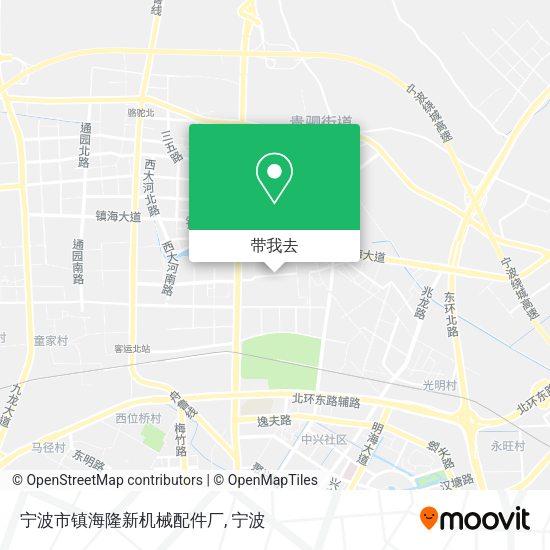 宁波市镇海隆新机械配件厂地图