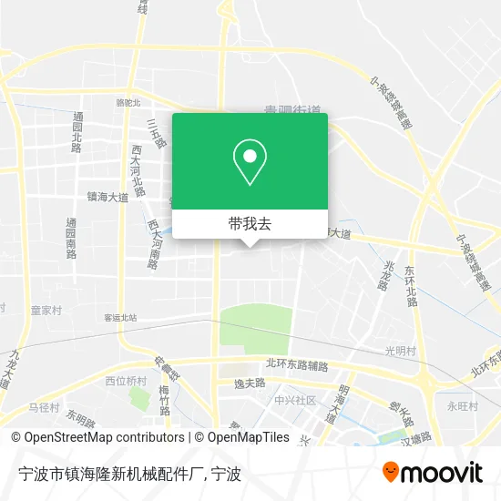 宁波市镇海隆新机械配件厂地图