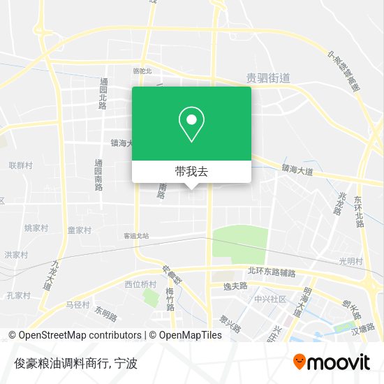 俊豪粮油调料商行地图