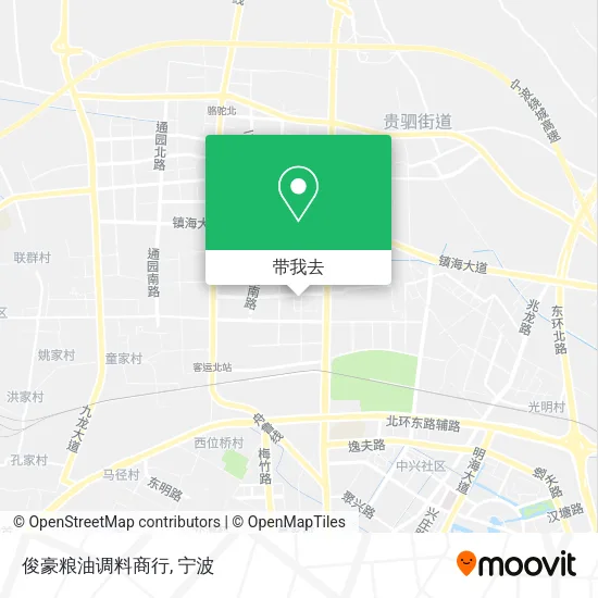 俊豪粮油调料商行地图