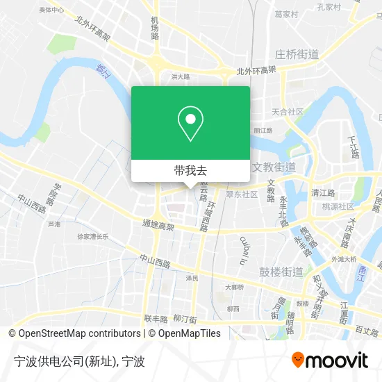 宁波供电公司(新址)地图