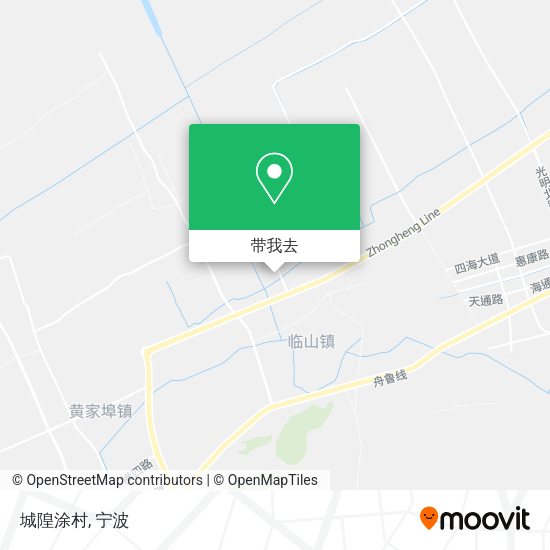 城隍涂村地图