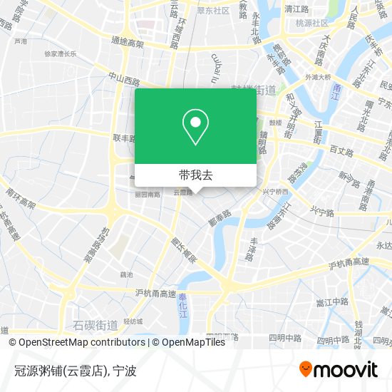 冠源粥铺(云霞店)地图