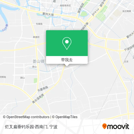 烂叉扁垂钓乐园-西南门地图