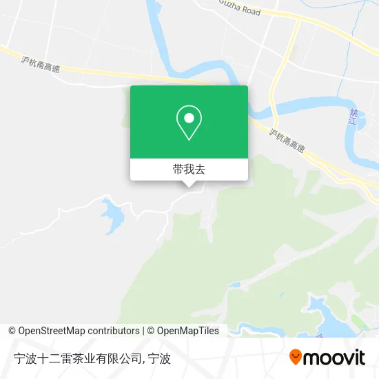 宁波十二雷茶业有限公司地图