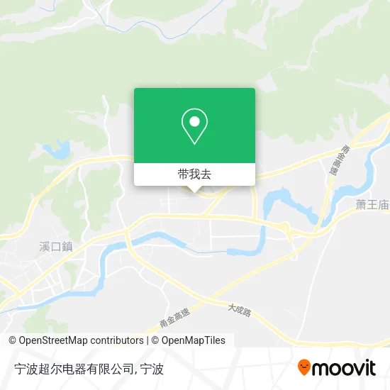宁波超尔电器有限公司地图