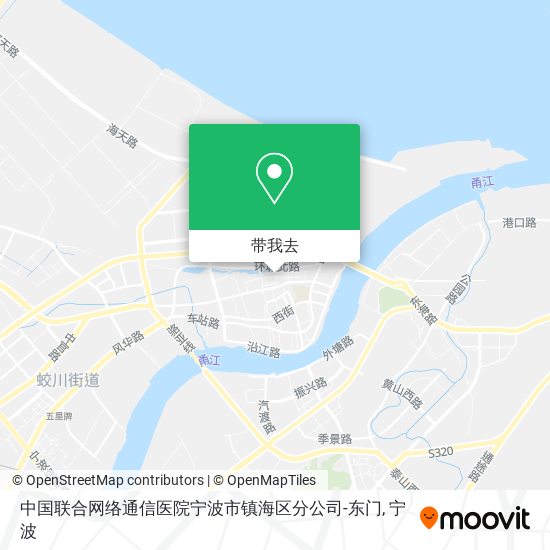 中国联合网络通信医院宁波市镇海区分公司-东门地图