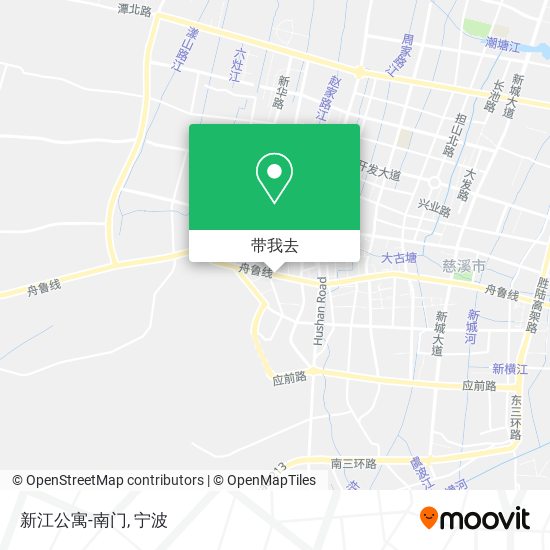 新江公寓-南门地图