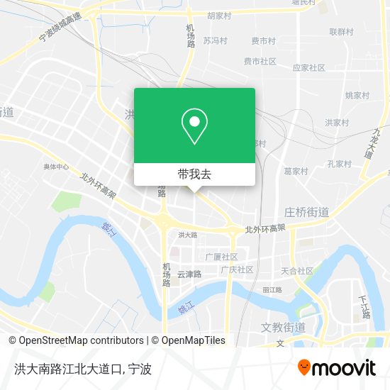洪大南路江北大道口地图
